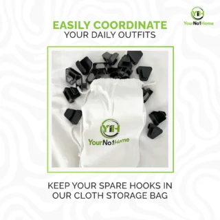 Clothes Hanger Hooks – 30 Pieces with Free Storage Bag - Image 7